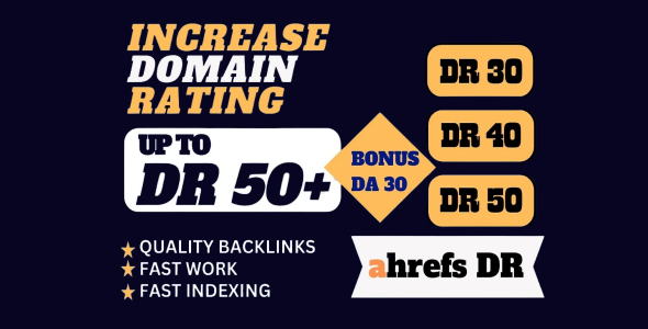 increase ahrefs dr services